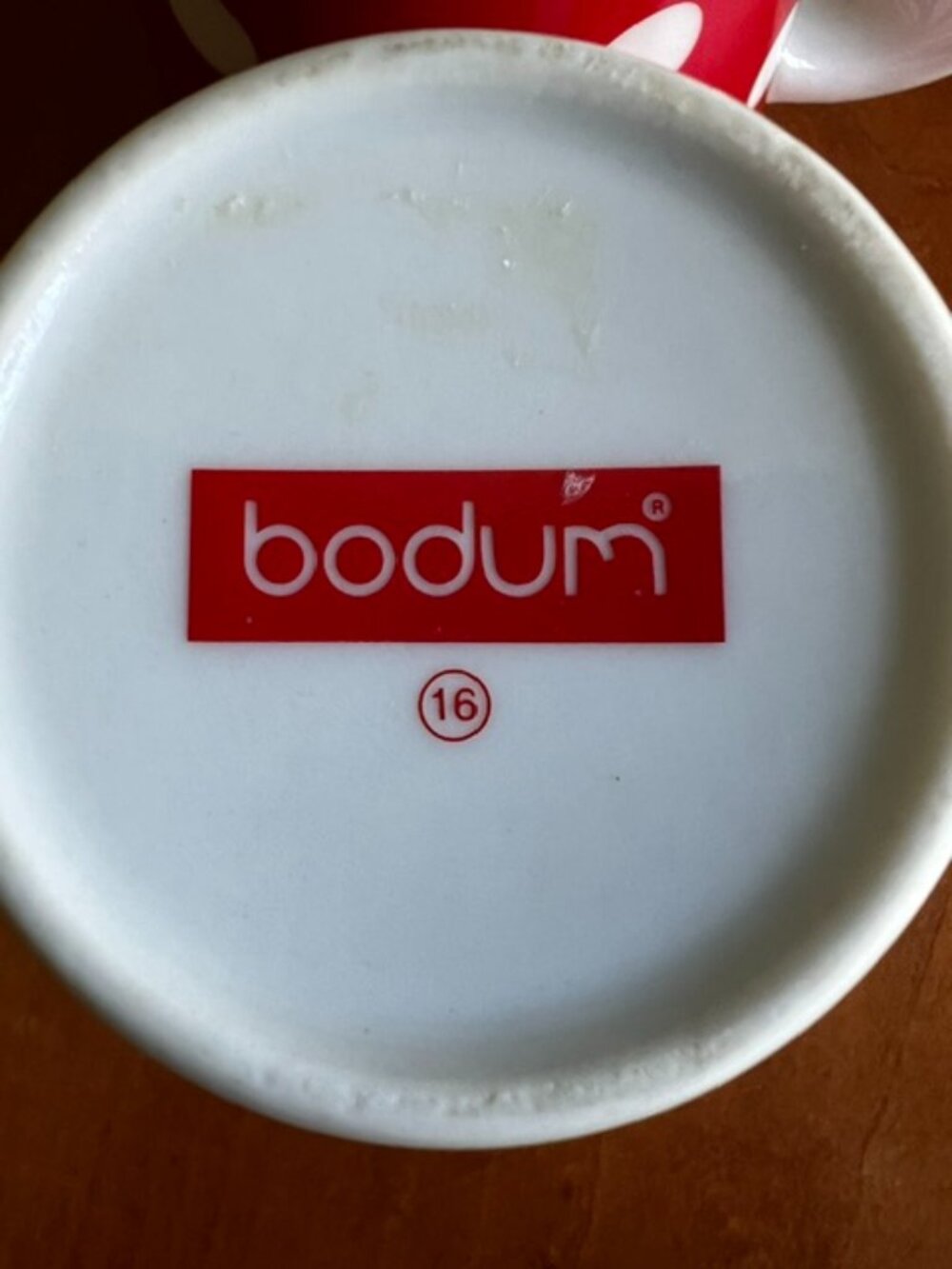VTG Bodum Red & White Polka Dot Ceramic Coffee Tea Mug - Set of 3 - Picture 5 of 10